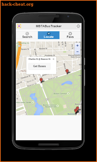 MBTA Bus Tracker screenshot