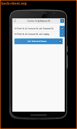 MBTA Bus Tracker screenshot