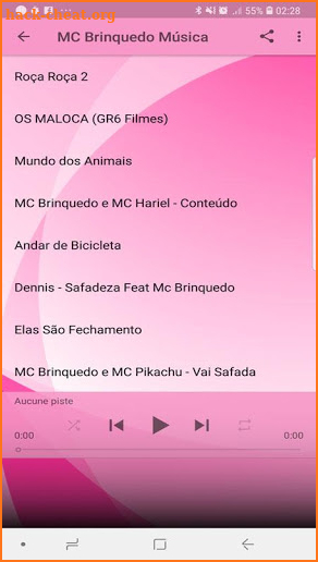 MC Brinquedo Música Sin internet 2019 screenshot