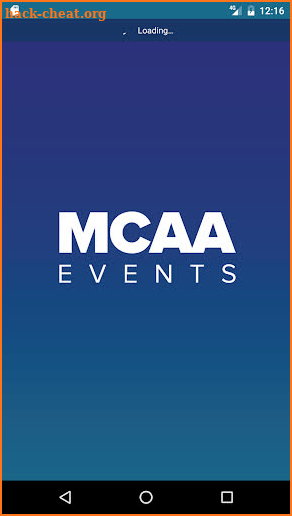 MCAA Events screenshot