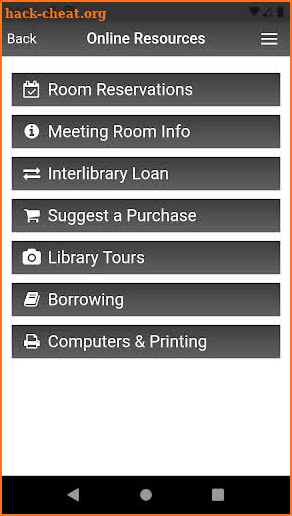 McAllen Public Library screenshot