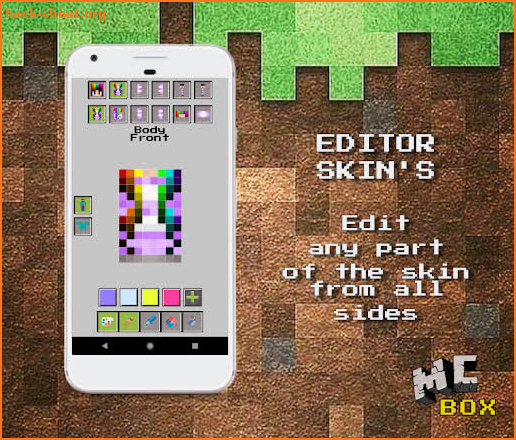 MCBox — skin creator screenshot