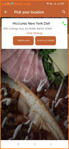 McClure's NY Deli screenshot