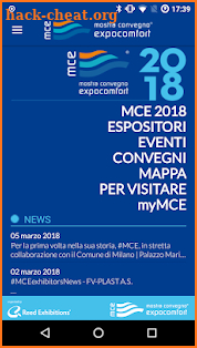 MCE 2018 screenshot