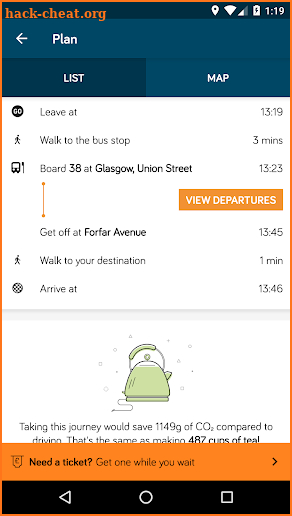 McGill’s Buses screenshot