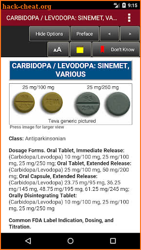 McGraw-Hill's 2018/19 Top 300 Pharmacy Drug Cards screenshot