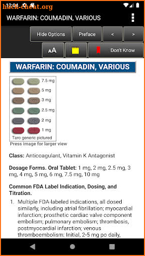 McGraw-Hill's 2020/21 Top 300 Pharmacy Drug Cards screenshot