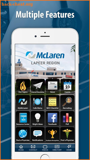 McLaren Lapeer Region screenshot