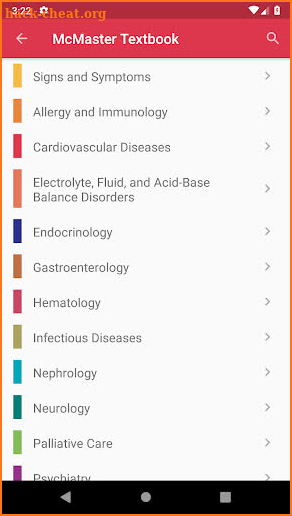 McMaster Textbook of Internal Medicine screenshot