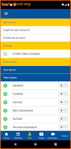 McNeese Athletics screenshot