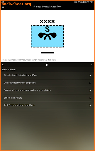 MCOE - Terms and Symbols screenshot