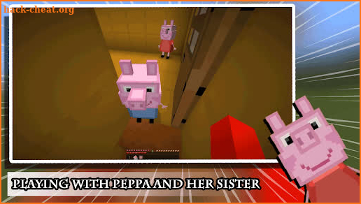 MCPE Peppa Pig mod screenshot