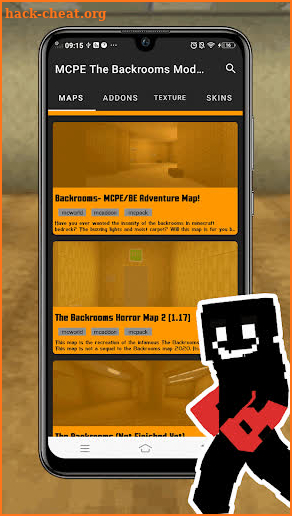 MCPE The Backrooms Mod Maps screenshot