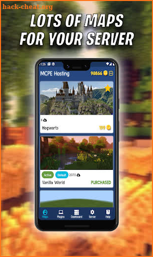 MCPEHosting - Create your own MCPE Server screenshot