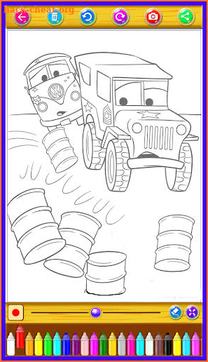 McQueen Coloring Book screenshot