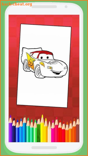 Mcqueun Car Coloring Pages screenshot