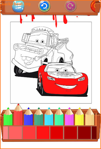 Mcqueun Coloring Book screenshot