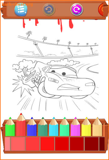 Mcqueun Coloring Book screenshot