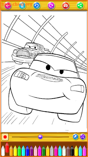 Mcqueun Coloring pages screenshot