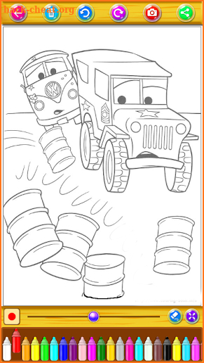 Mcqueun Coloring pages screenshot