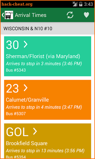 MCTS Tracker screenshot