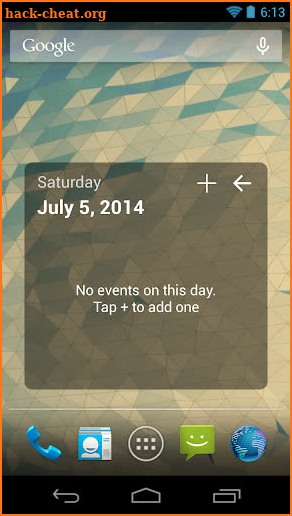 MCW Calendar Events screenshot