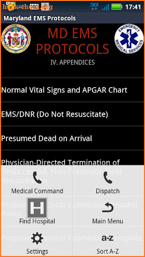 MD EMS Protocols screenshot