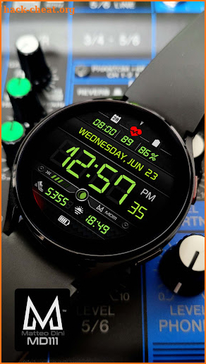 MD111: Digital watch face screenshot