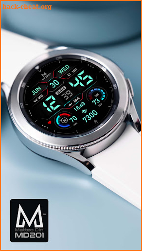 MD201 - Digital watch face screenshot