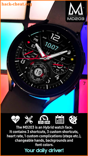 MD203 - Hybrid watch face screenshot