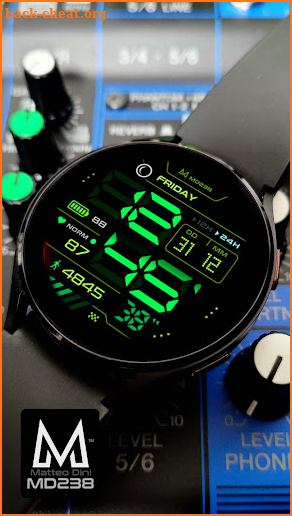 MD238 - Digital watch face screenshot