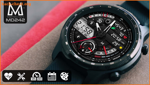 MD242: Hybrid watch face screenshot