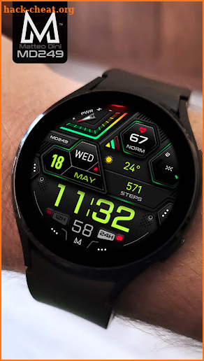 MD249: Digital watch face screenshot