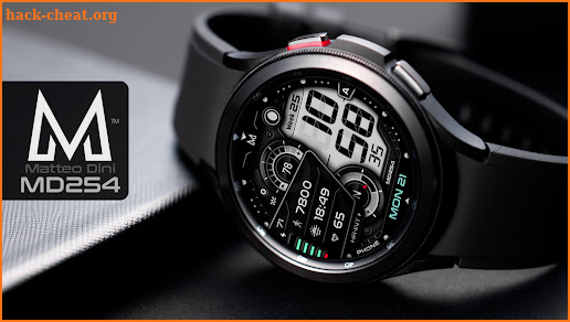 MD254 - Digital Modern Watch Face Matteo Dini MD screenshot