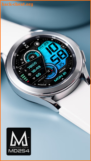 MD254 - Digital Modern Watch Face Matteo Dini MD screenshot