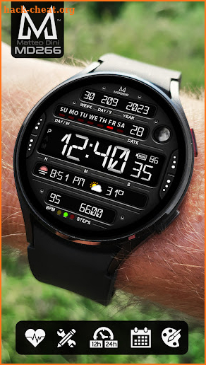 MD266 Classic Watch Face screenshot