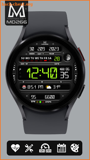 MD266 Classic Watch Face screenshot