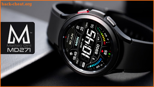 MD271 - Digital Sport Watch Face Matteo Dini MD screenshot