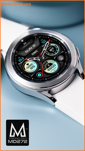 MD272 - Analog Digital Watch Face Matteo Dini MD screenshot