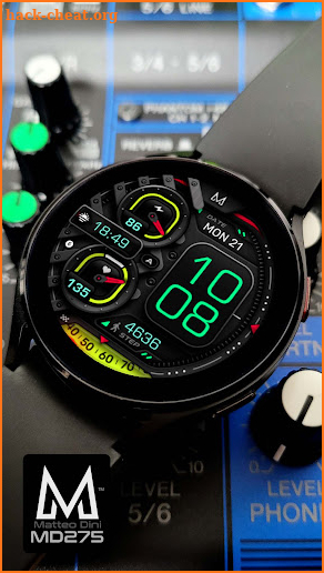 MD275 - Digital watch face screenshot