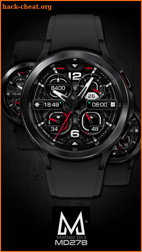 MD278 Analog watch face screenshot