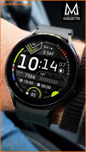 MD279: Digital watch face screenshot