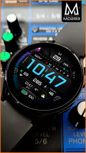 MD283: Digital watch face screenshot