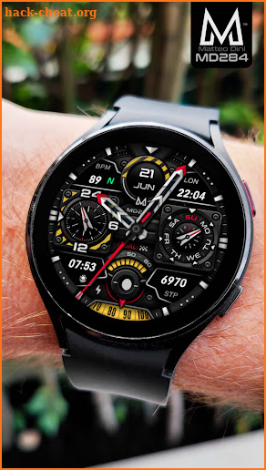 MD284: Analog watch face screenshot