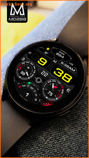 MD288: Digital watch face screenshot