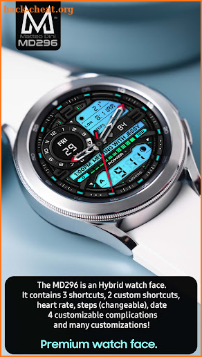 MD296: Hybrid watch face screenshot