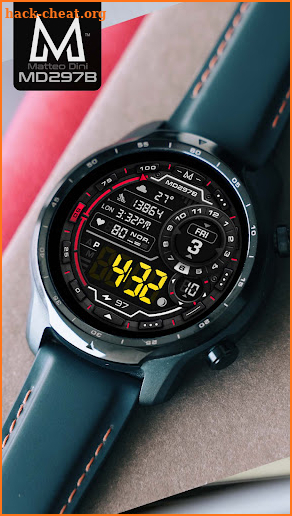 MD297B: Digital watch face screenshot