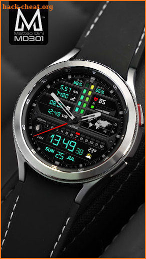 MD301: Hybrid watch face screenshot