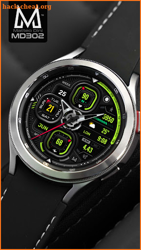 MD302: Analog watch face screenshot