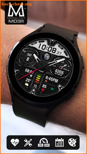 MD311 Analog watch face screenshot